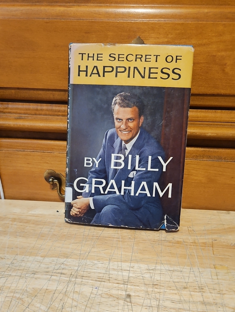 The Secret of Happiness Billy Graham 1ST Edt 1955 signed Hard Cover